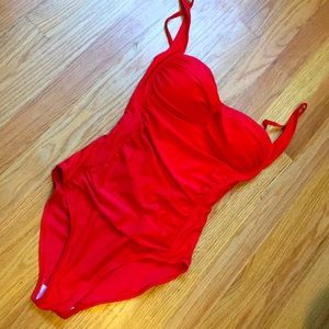 Teenhi red bathing suit